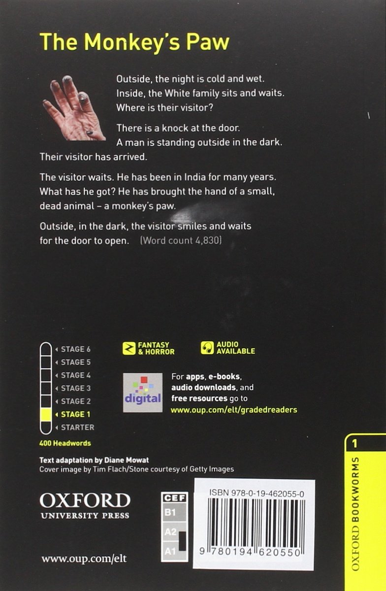 Oxford Bookworms Library 1 The Monkey's Paw with Audio Download (access card inside)