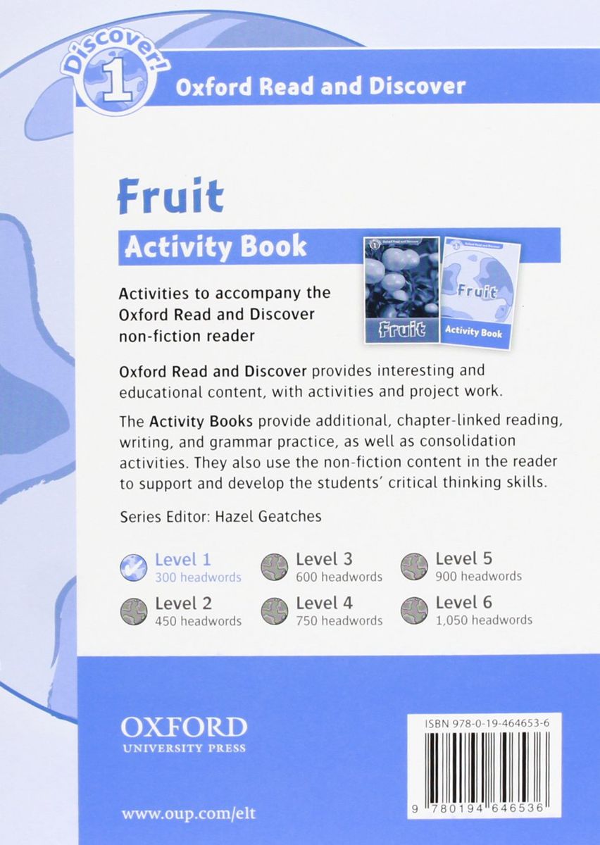 Oxford Read and Discover 1 Fruit Activity Book