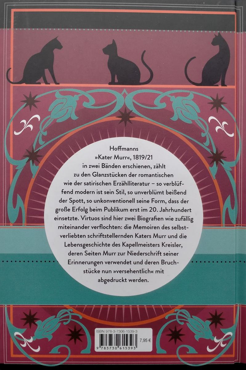 Lebensansichten des Katers Murr (Житейские воззрения кота Мурра) издание на немецком
