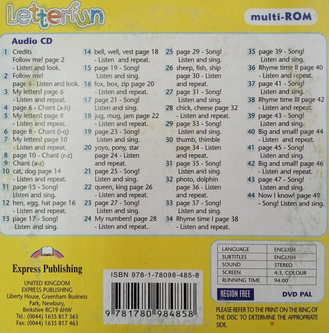 Letterfun Pupil's Book with Multi-ROM