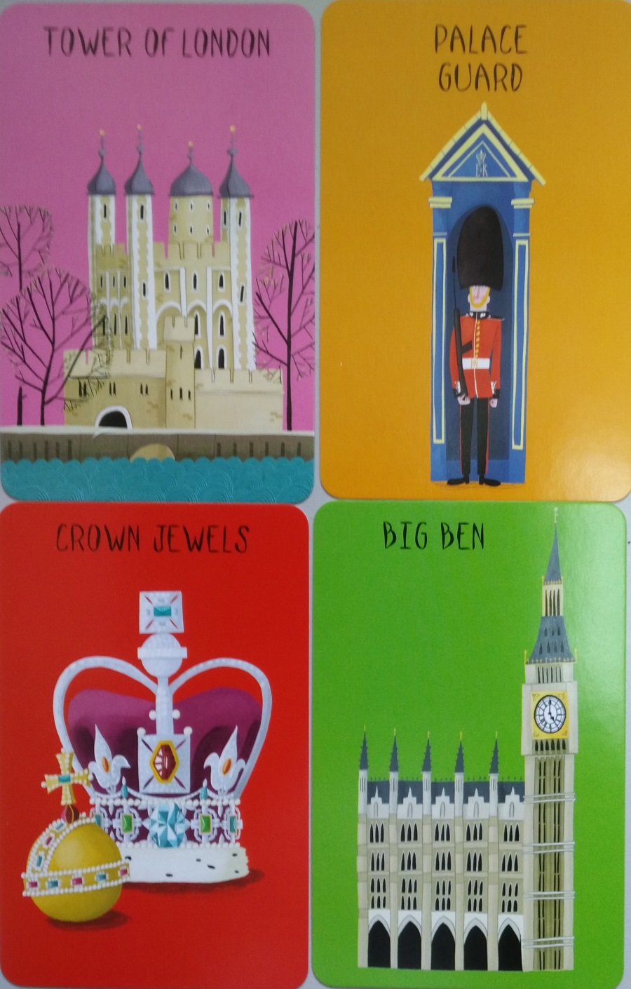 Usborne London Snap Cards