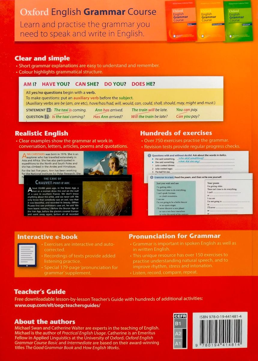 Oxford English Grammar Course Basic with Answers and e-Book