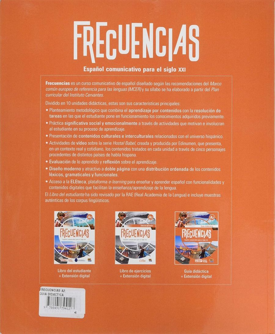 Frecuencias A2 Guia didactica + Extension digital