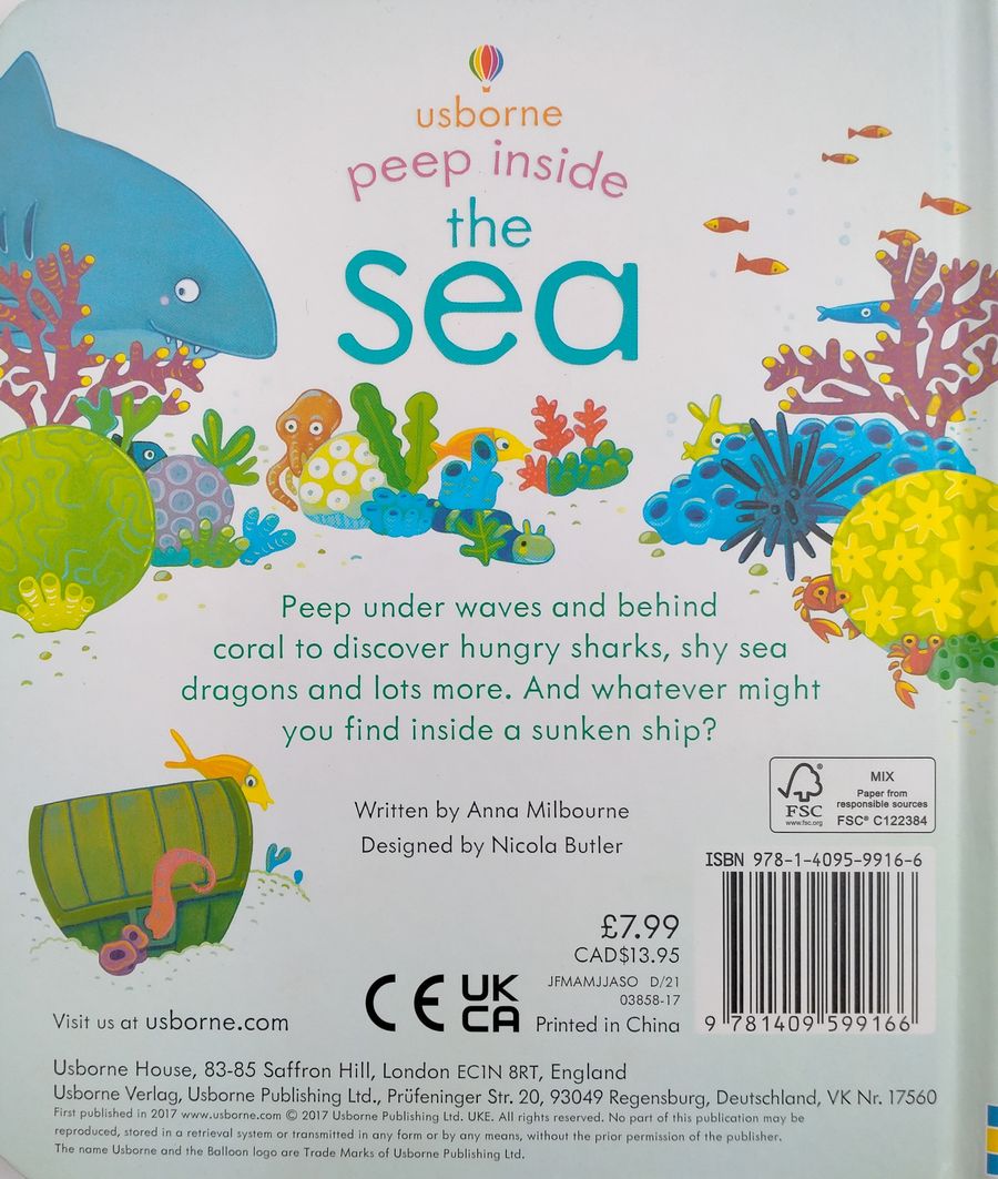 Usborne Peep Inside The Sea