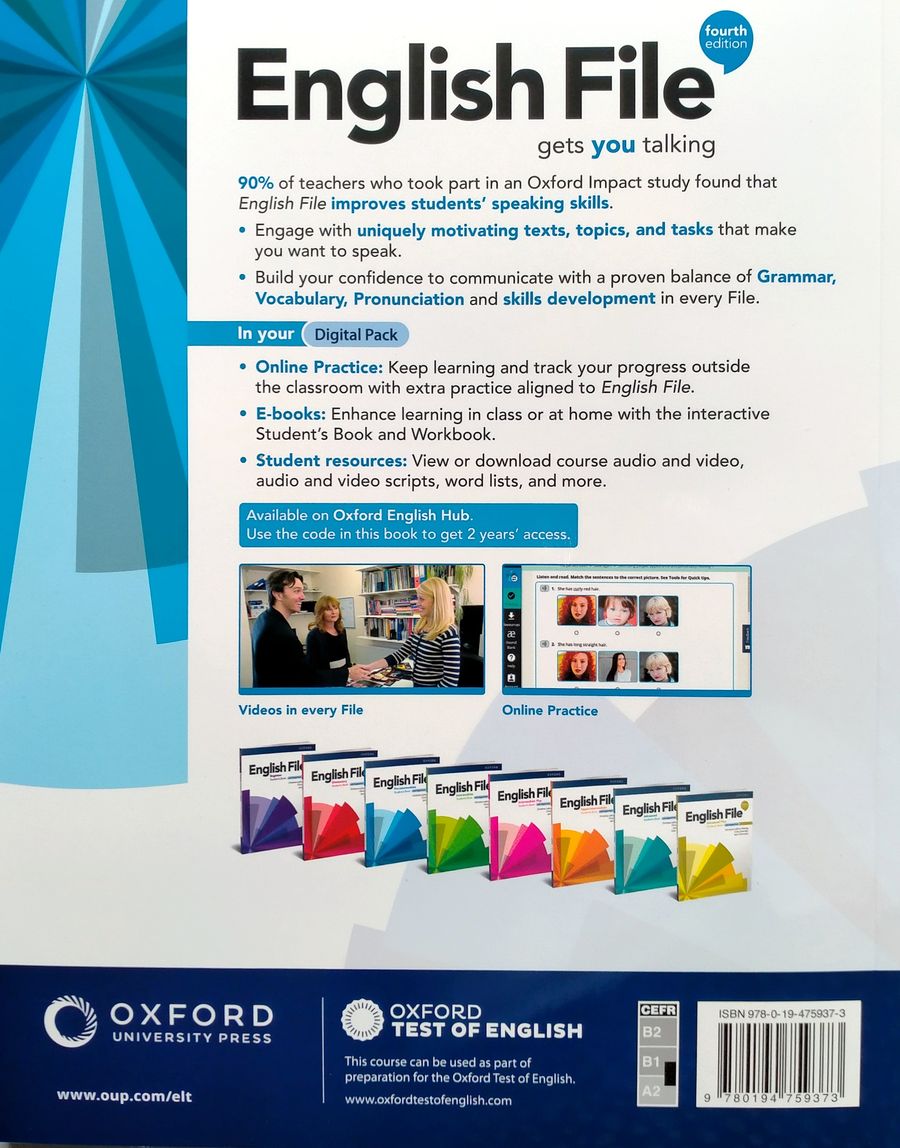 English File (4th edition)  Pre-Intermediate Student's Book with Digital Pack