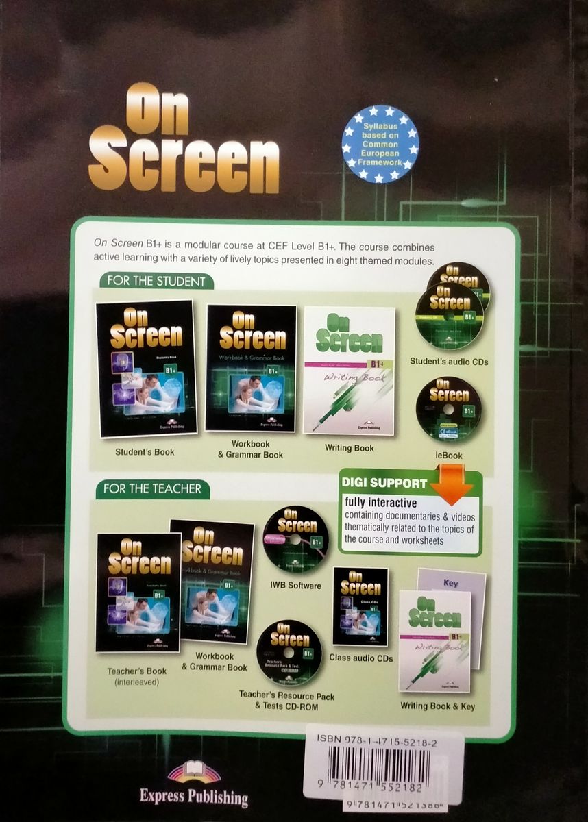 On Screen B1+ Student's Book with Digibook