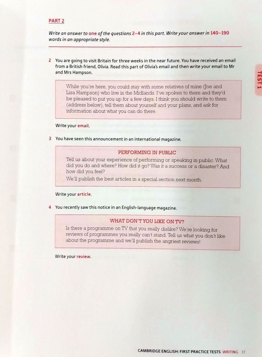 Cambridge English First (2015 Exam) Practice Tests Without Key