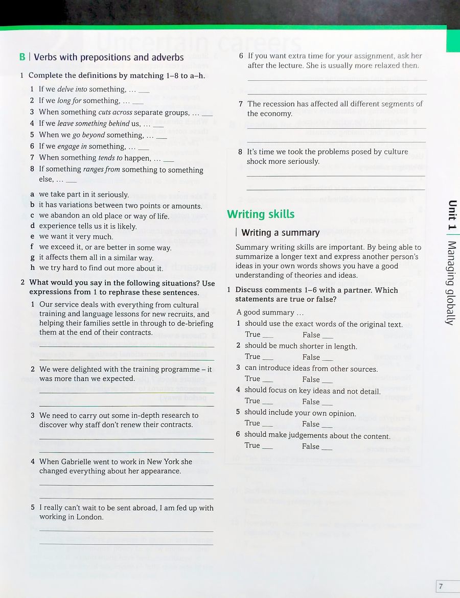 Business Result Advanced Skills for Business Studies