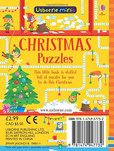 Usborne Minis Christmas Puzzles