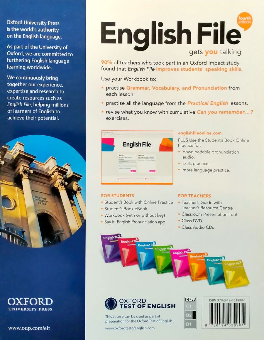 English File (4th edition) Upper-Intermediate Workbook without key