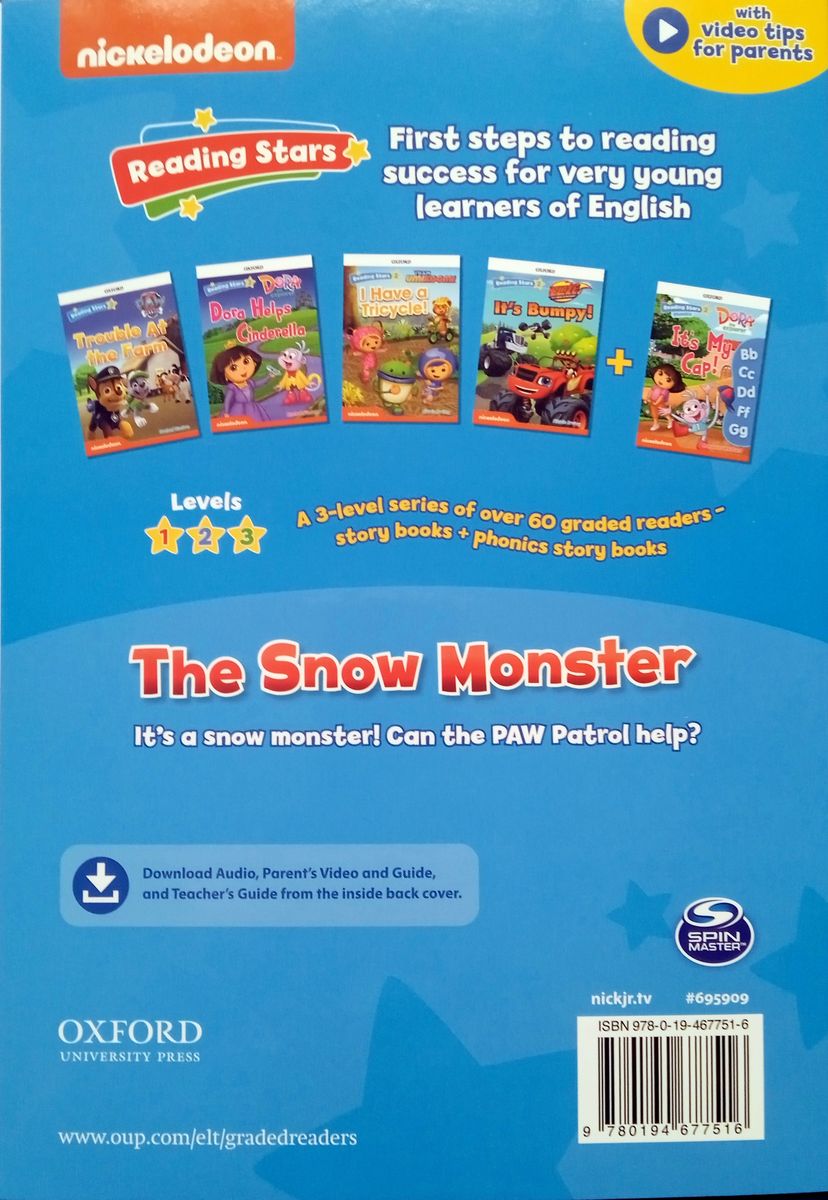 Reading Stars 2 The Snow Monster (PAW Patrol)