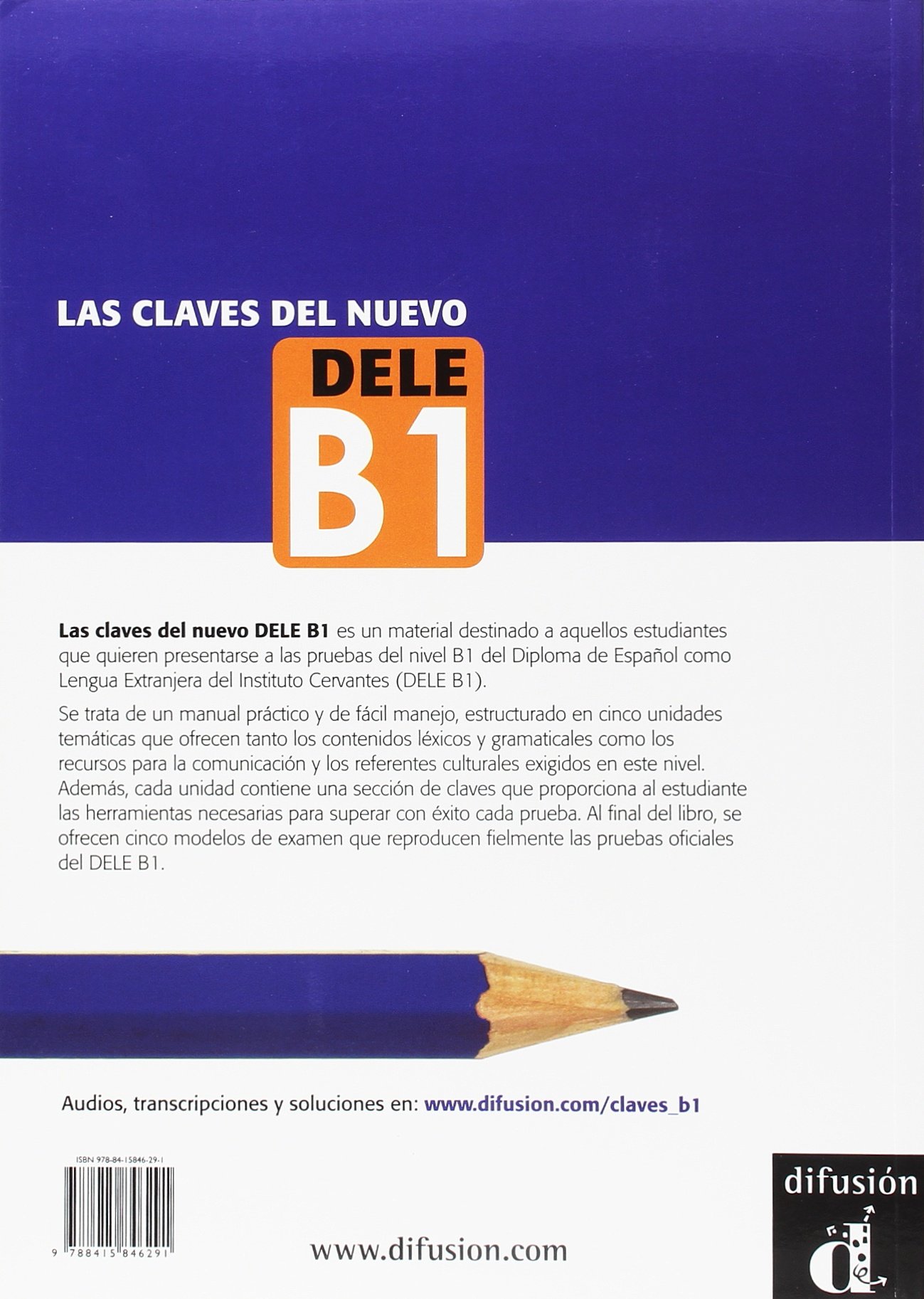 Las claves del nuevo DELE B1 Libro + Audio MP3 descargable