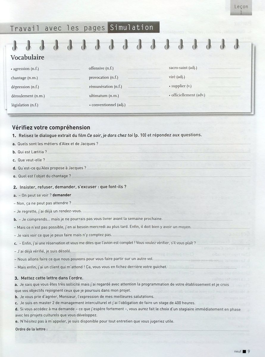 Echo 3 Cahier d'exercices + CD audio