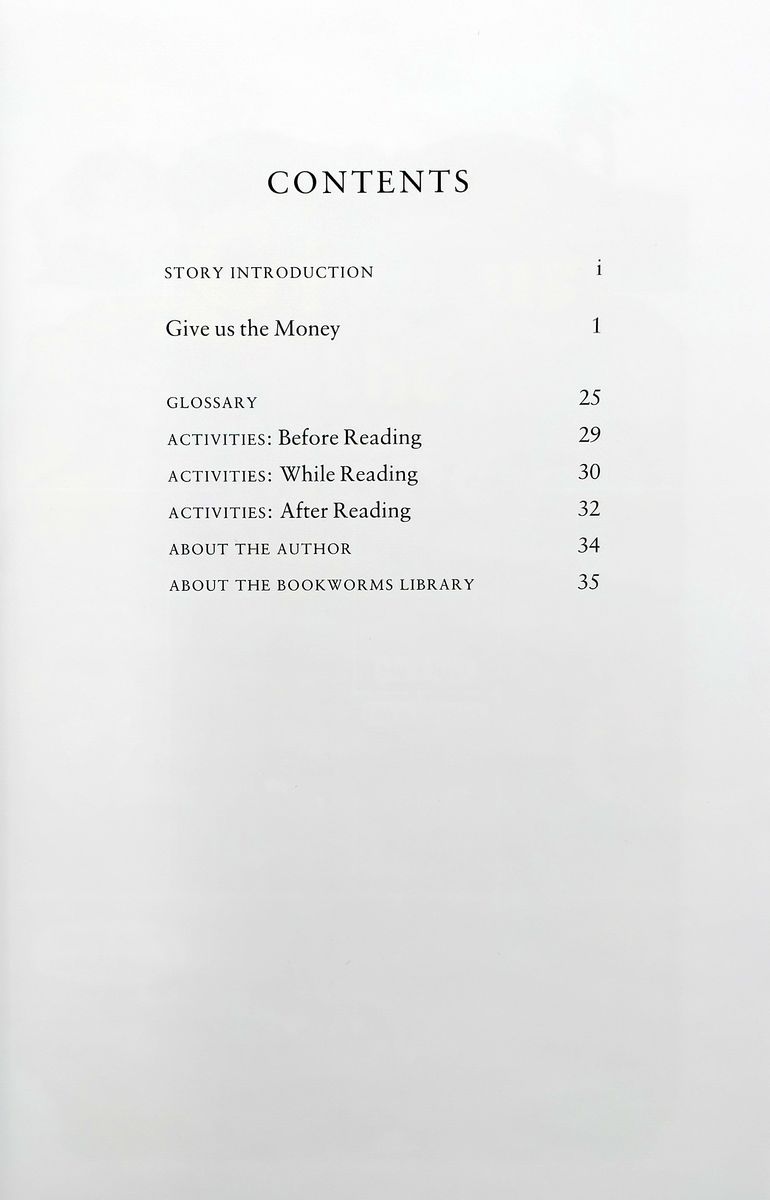 Oxford Bookworms Library  Starter Give us the Money (Comic Strip)