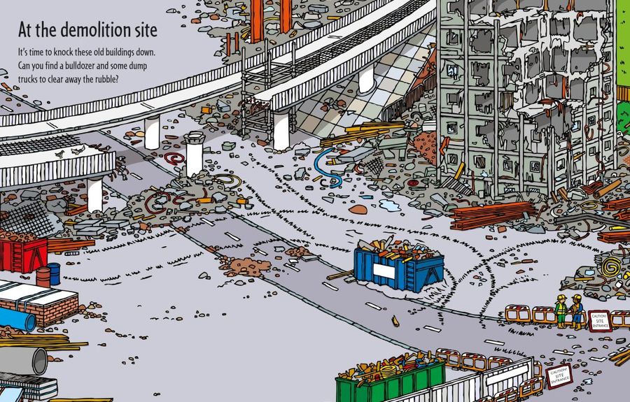 Usborne First Sticker Book Big Machines