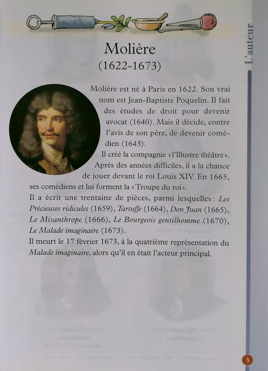 Lecture En Francais Facile 2 Le Malade Imaginaire