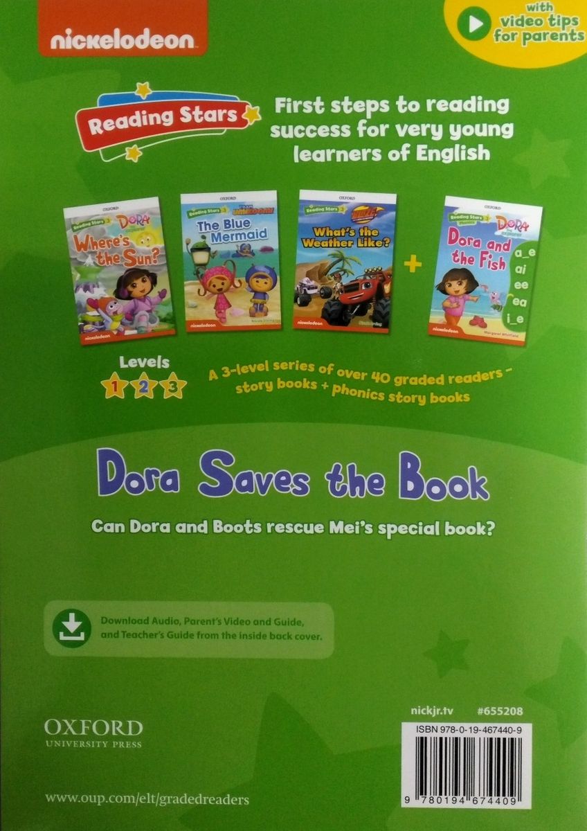 Reading Stars 3 Dora Saves the Book
