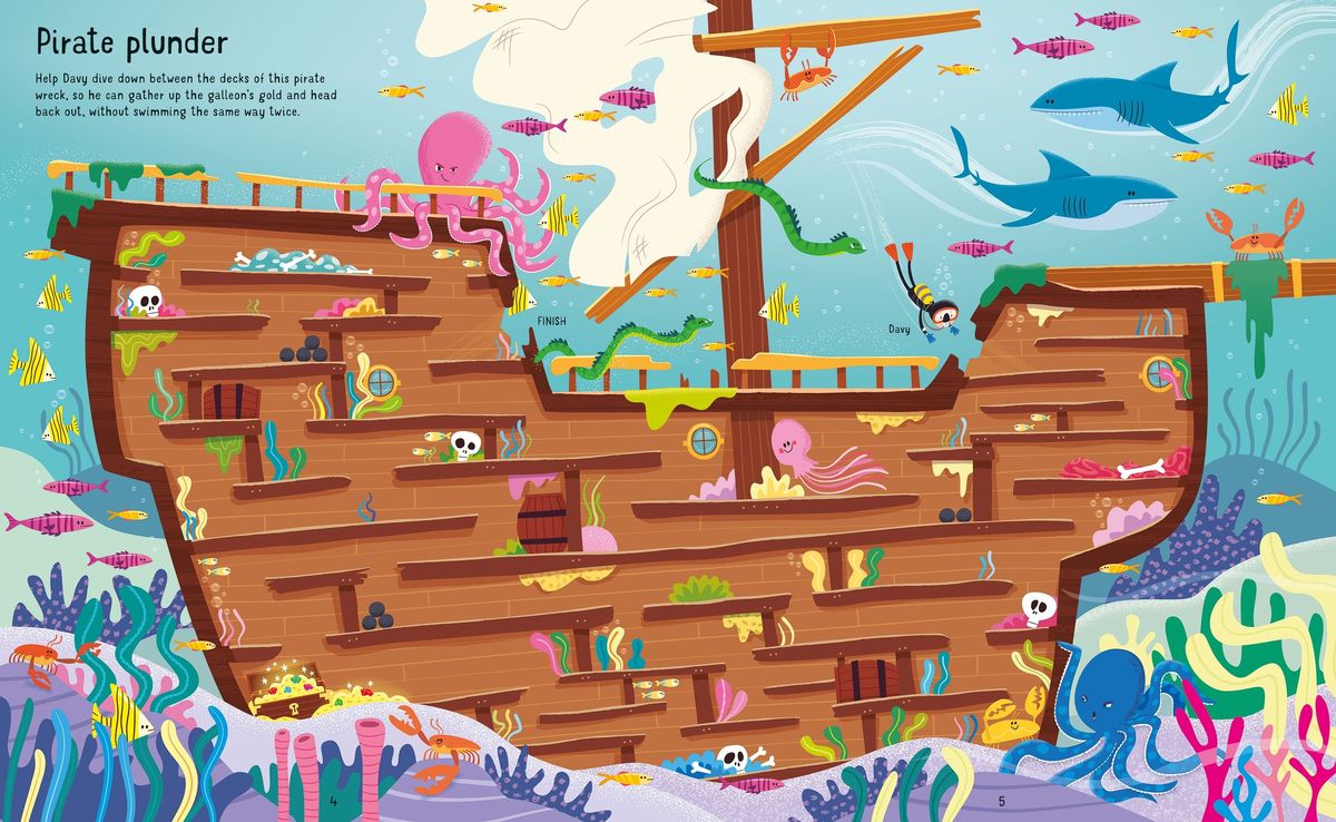 Usborne Under the Sea Mazes
