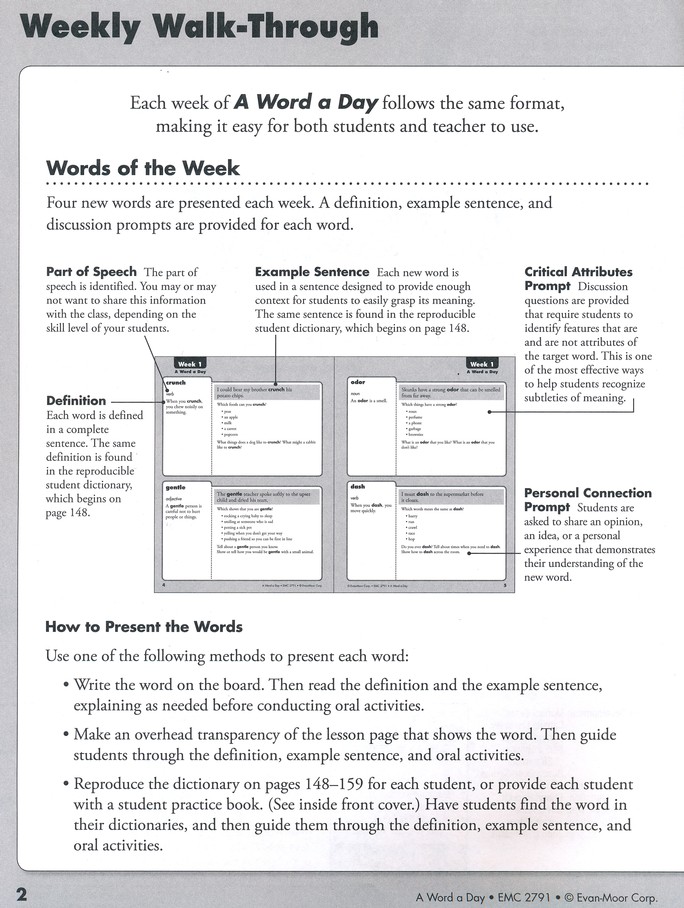 A Word a Day Grade 1 Student Workbook 5 Pack