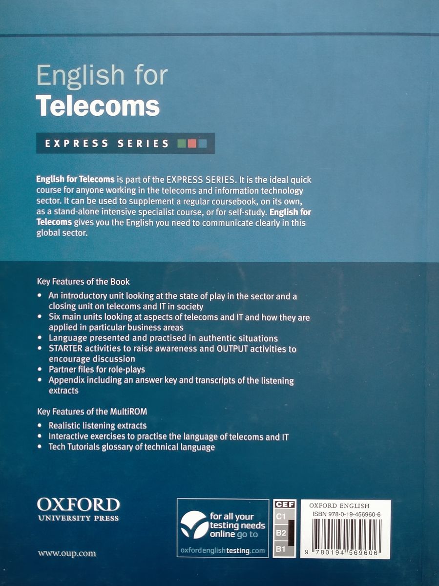Express Series English for Telecoms Student's Book