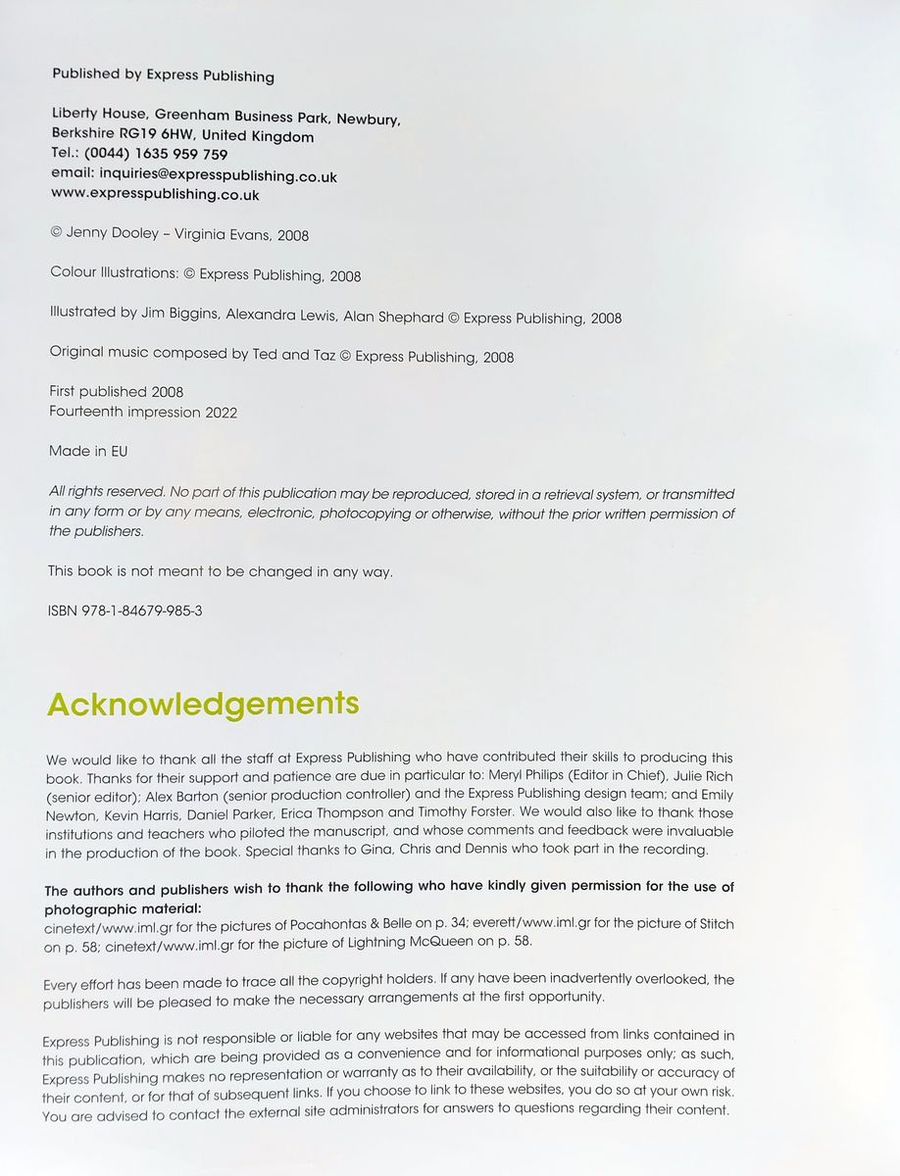 Fairyland  Starter Pupil's Book