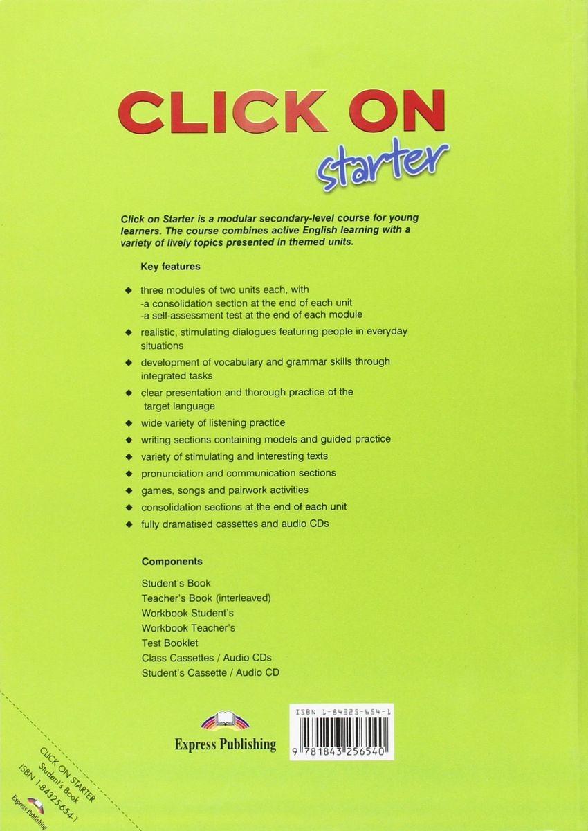 Click On  Starter Student's Book