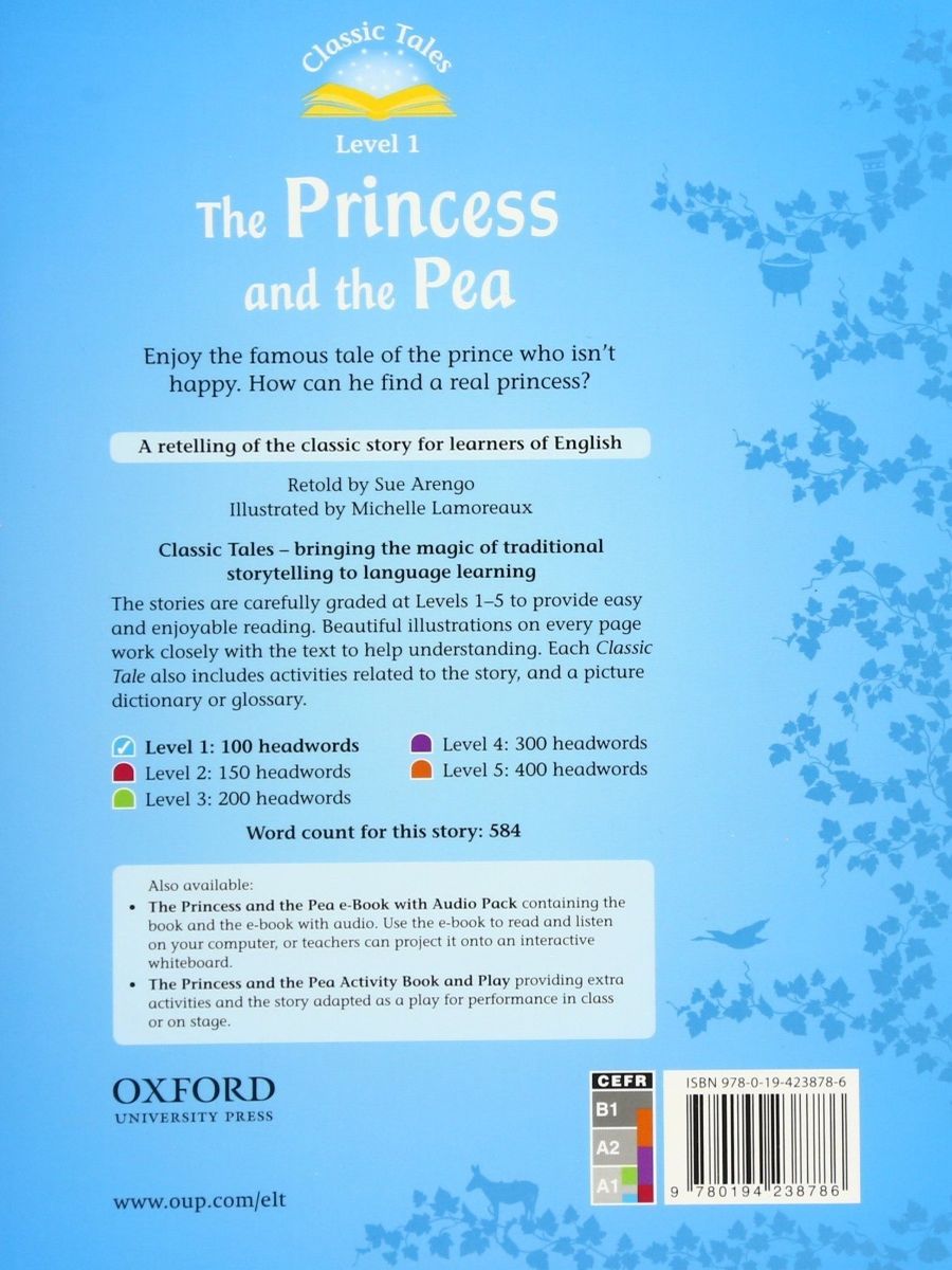 Classic Tales Level 1 The Princess and the Pea with Audio Download (access card inside)