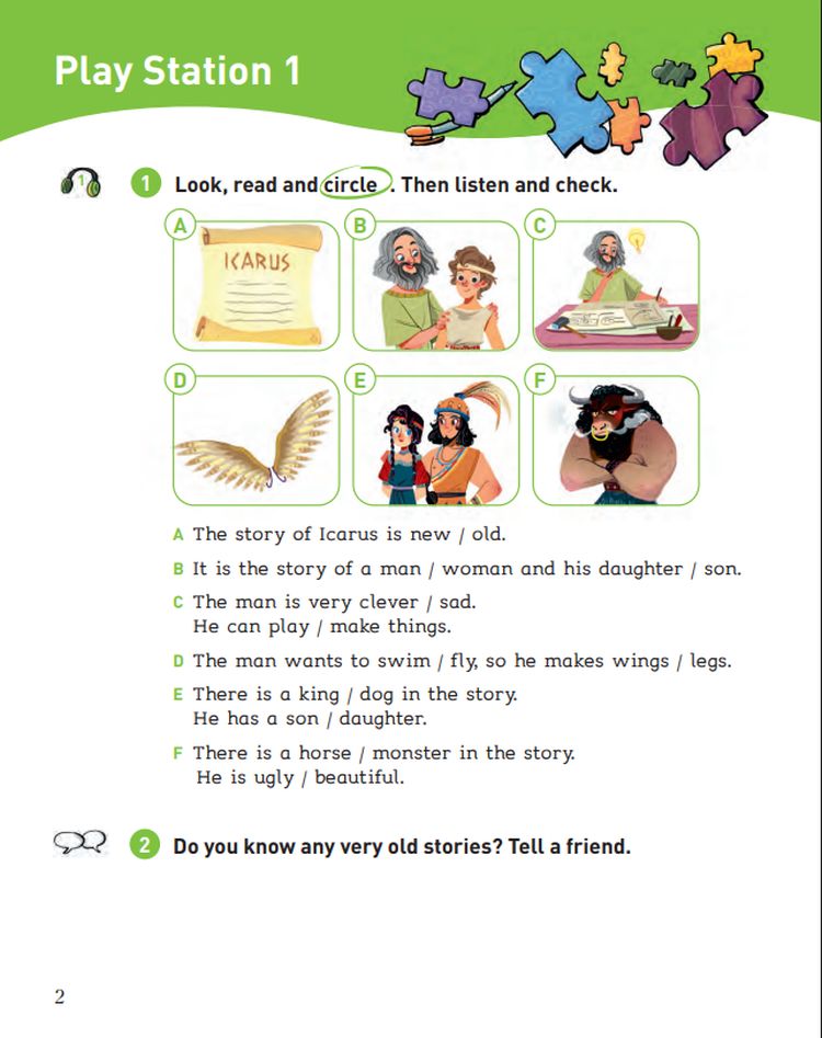 Helbling Young Readers E The Story of Icarus + e-zone