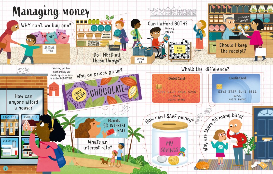 Usborne Lift-the-Flap Questions and Answers about Money