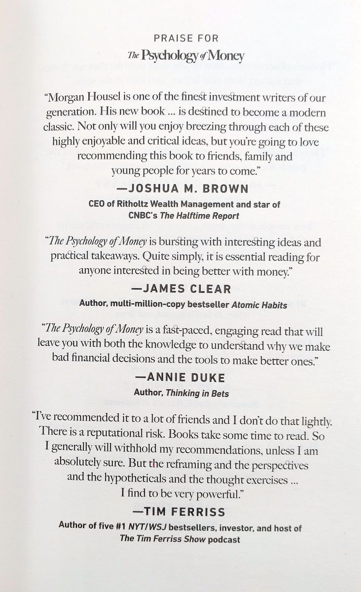The Psychology of Money