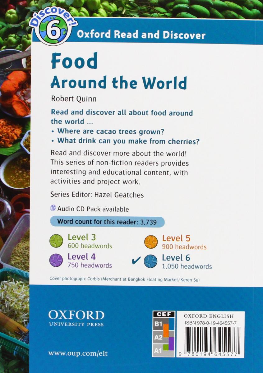 Oxford Read and Discover 6 Food Around the World with Audio Download (access card inside)