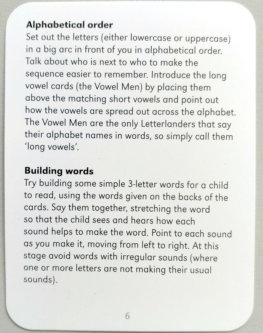 Letter Sound Cards