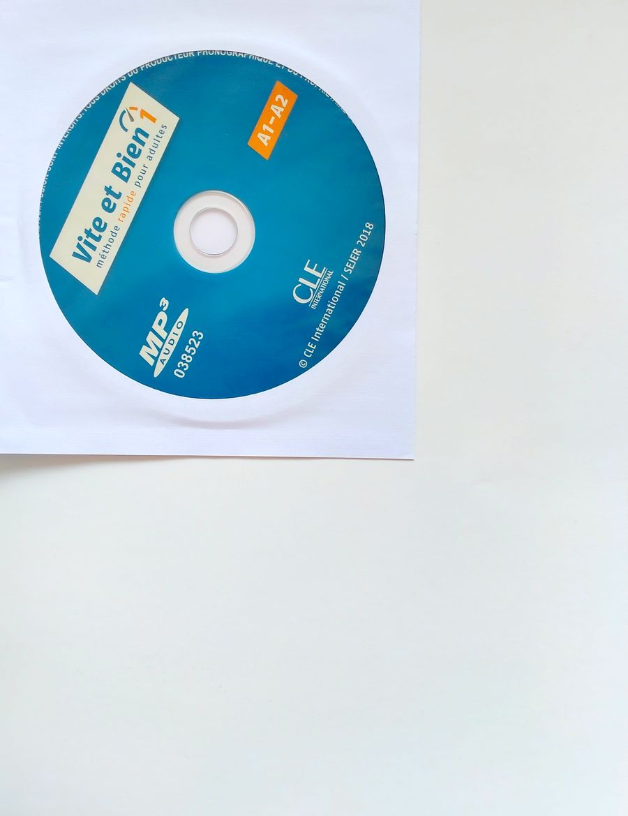 Vite et bien 2eme edition 1 A1-A2 Livre + CD audio + corriges
