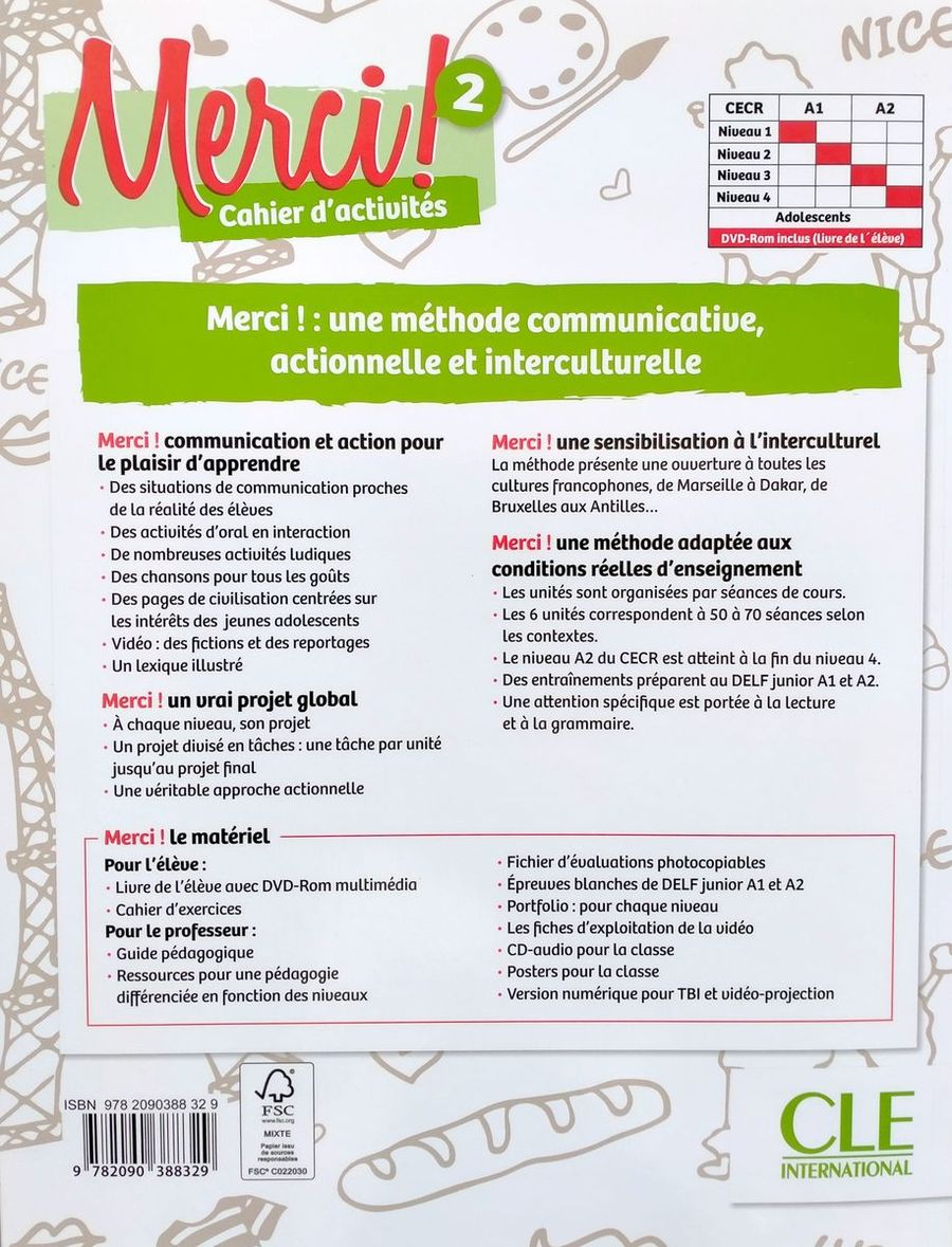 Merci! 2 Cahier d'activites