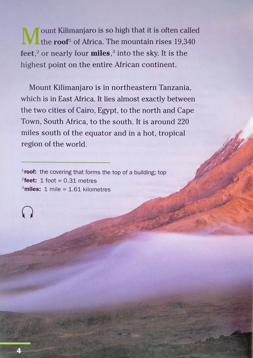 Footprint Reading Library 1300 Headwords The Missing Snows of Kilimanjaro (B1)