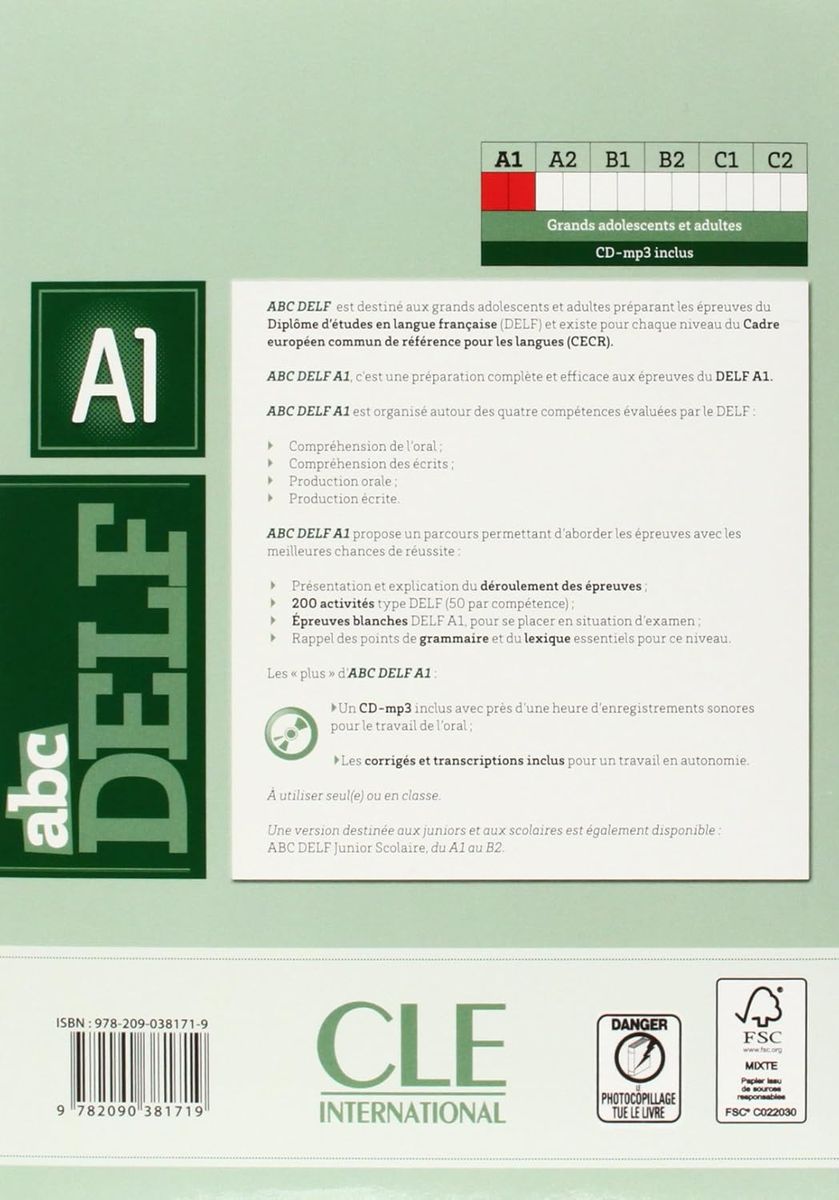 ABC DELF A1 Livre + CD