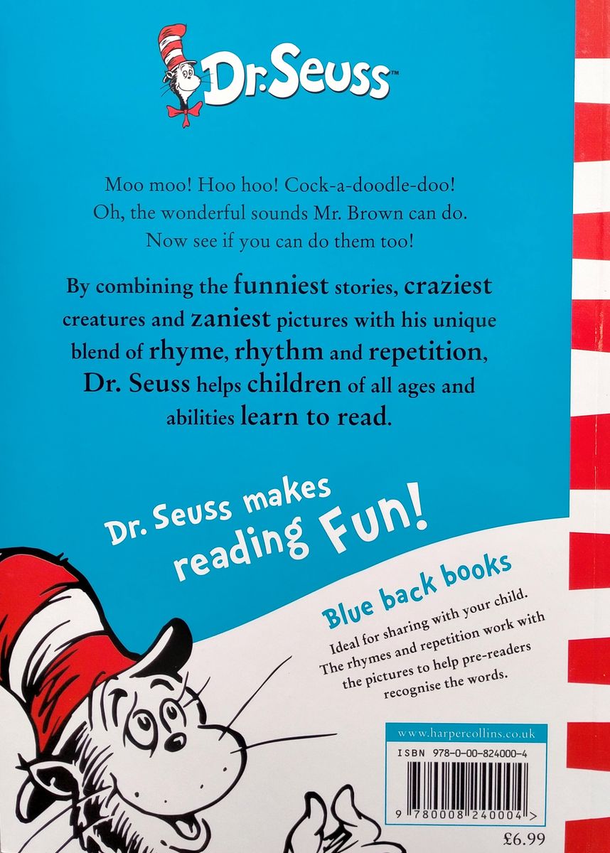 Mr. Brown Can Moo! Can You? Dr. Seuss Book