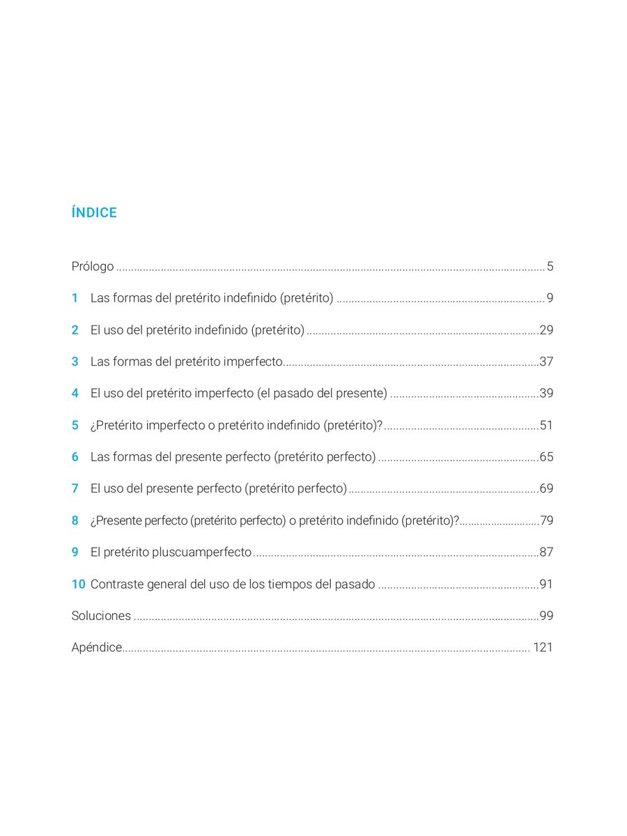 Las formas y significados de los tiempos del pasado