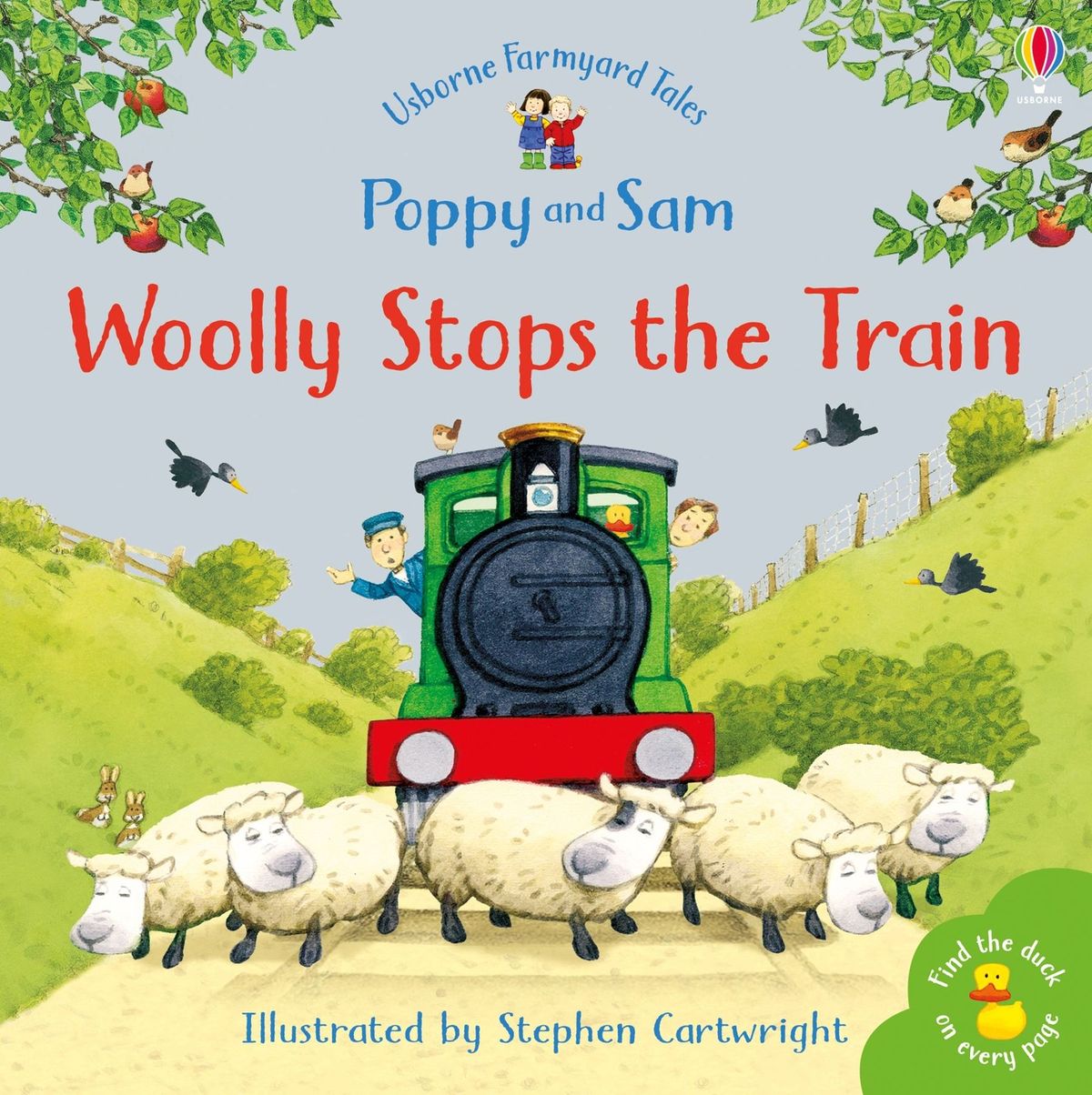 Usborne Farmyard Tales Poppy and Sam Woolly Stops the Train