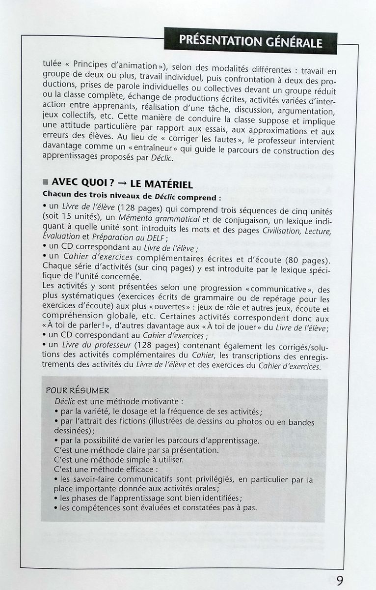 Declic 1 Livre du professeur