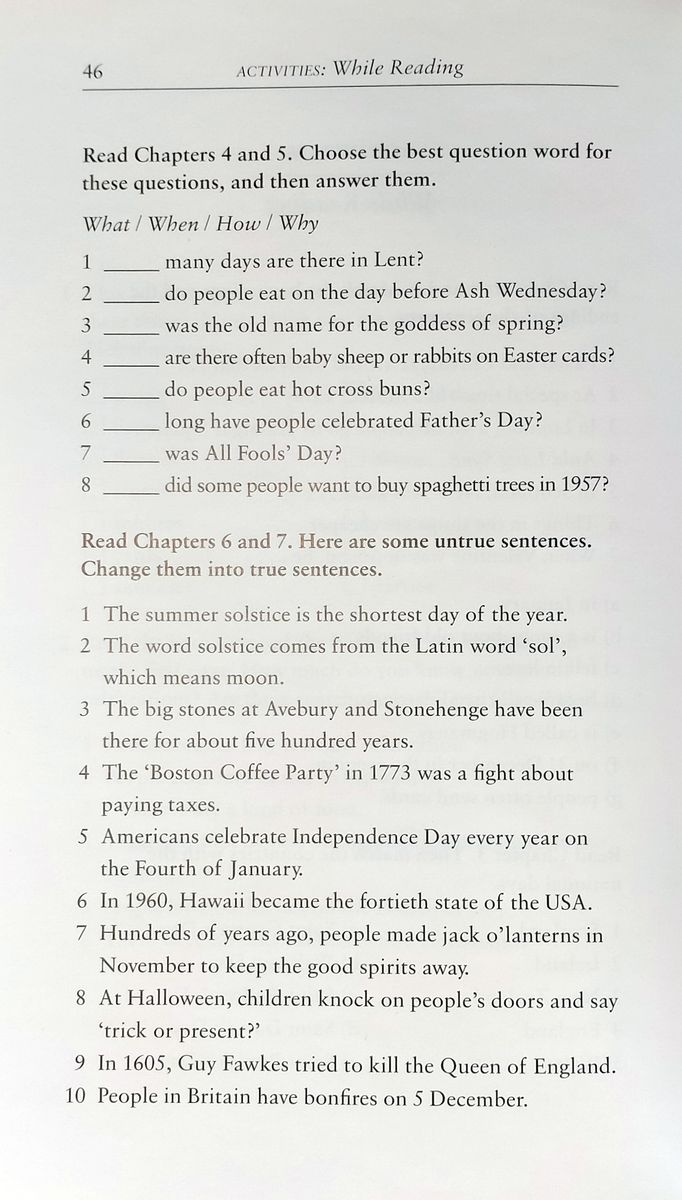 Oxford Bookworms Factfiles 2 Seasons and Celebrations