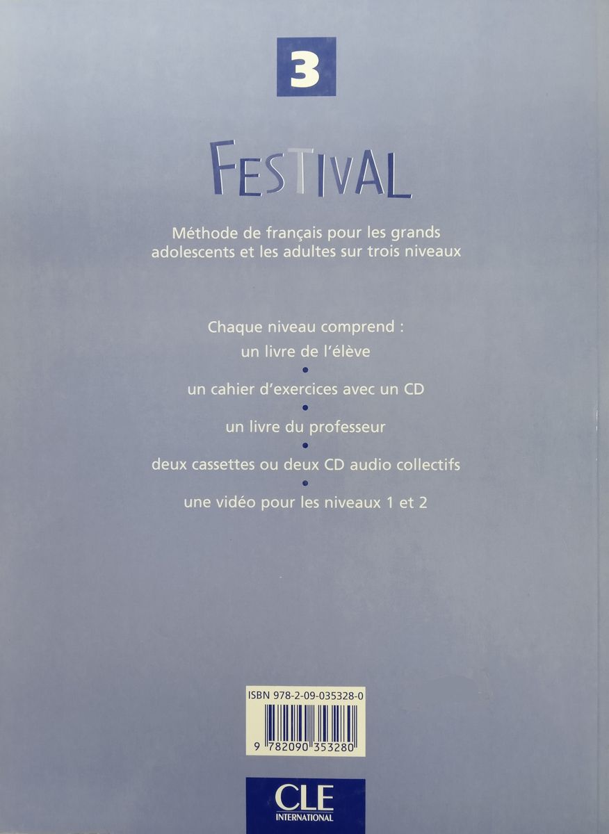 Festival 3 Livre du professeur