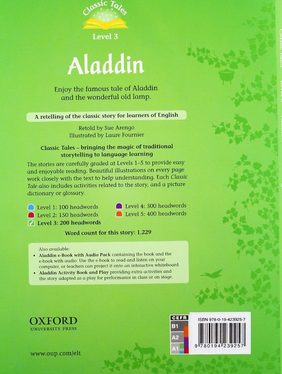 Classic Tales Level 3 Aladdin with Audio Download (access card inside)