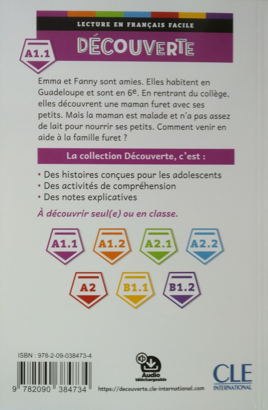 Decouverte 0 (A1.1) Un Furet Nomme Moka + Audio telechargeable