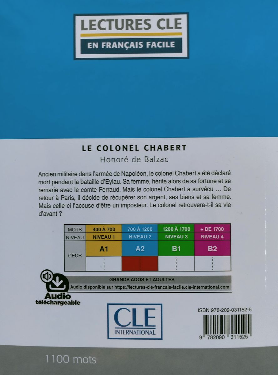 En Francais Facile 2 (A2) Le colonel Chabert + Audio