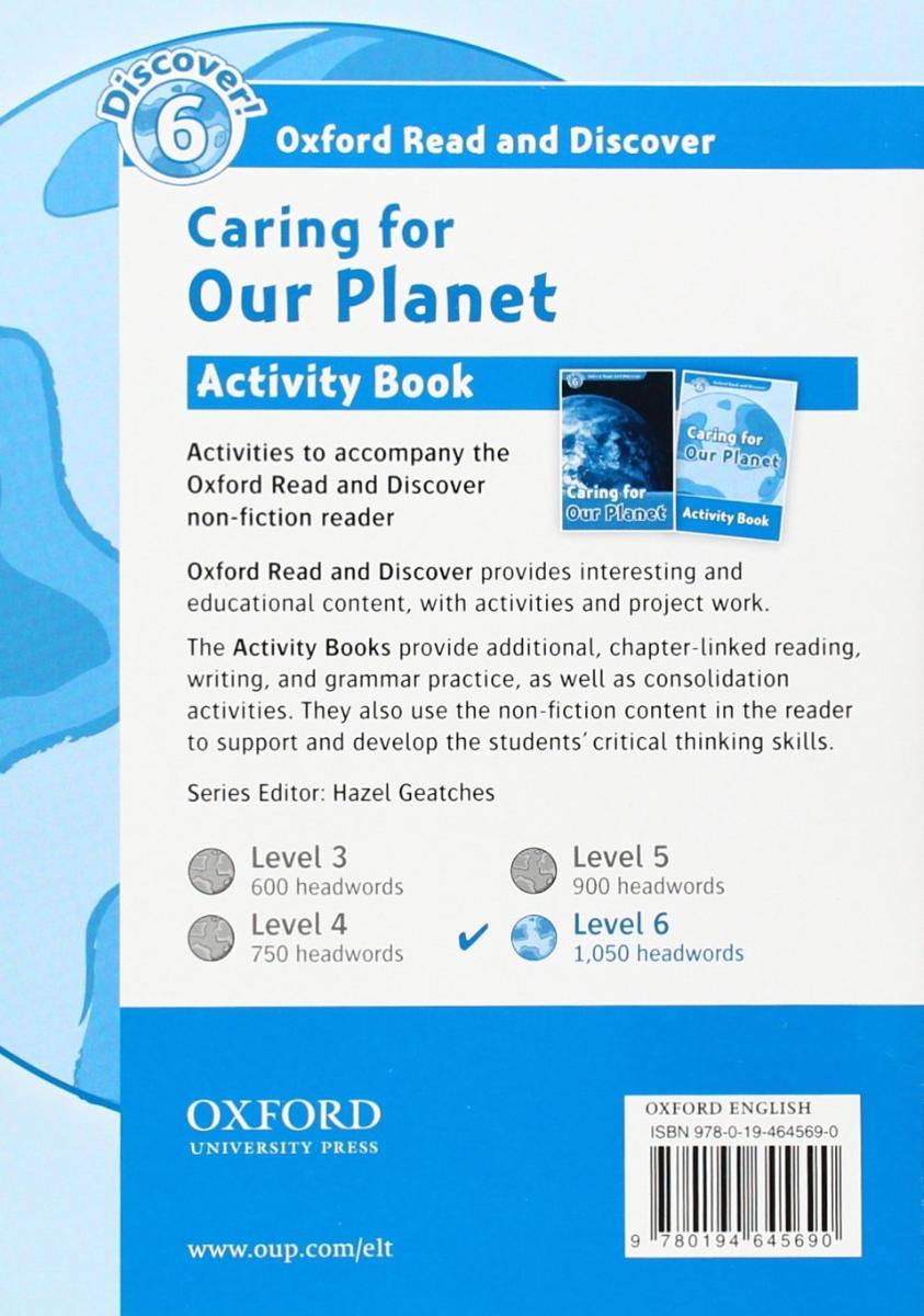 Oxford Read and Discover 6 Caring For Our Planet Activity Book