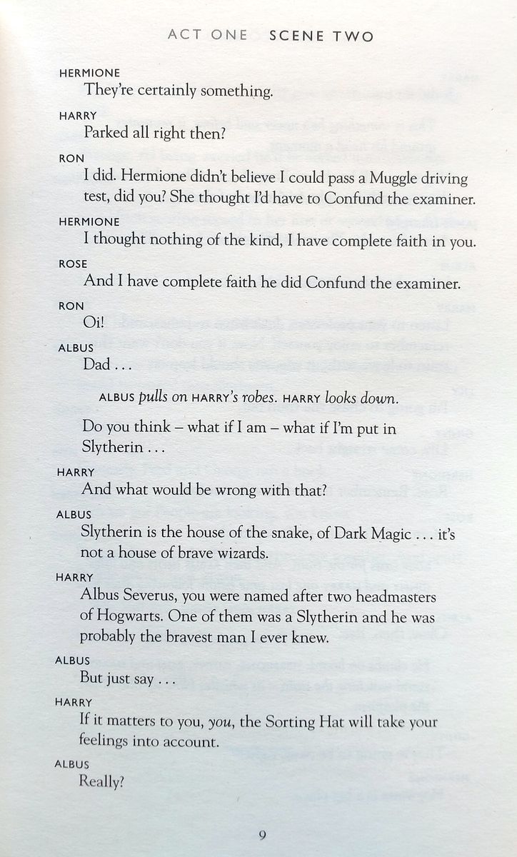 Harry Potter and the Cursed Child Parts One and Two Playscript