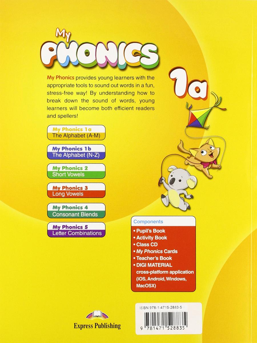 My Phonics 1a Pupil's Book with Cross-Platform Application and Audio CD