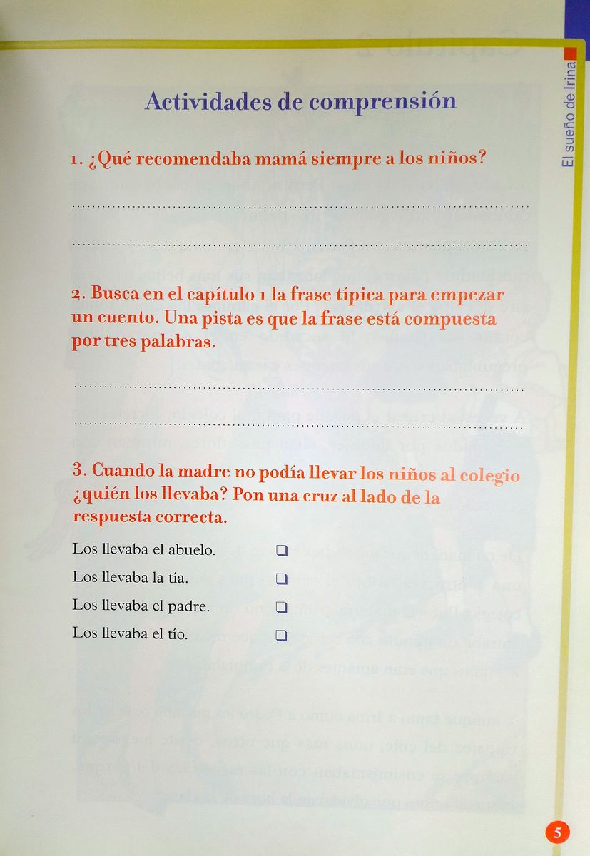 Lecturas Graduadas 3 El sueno de Irina