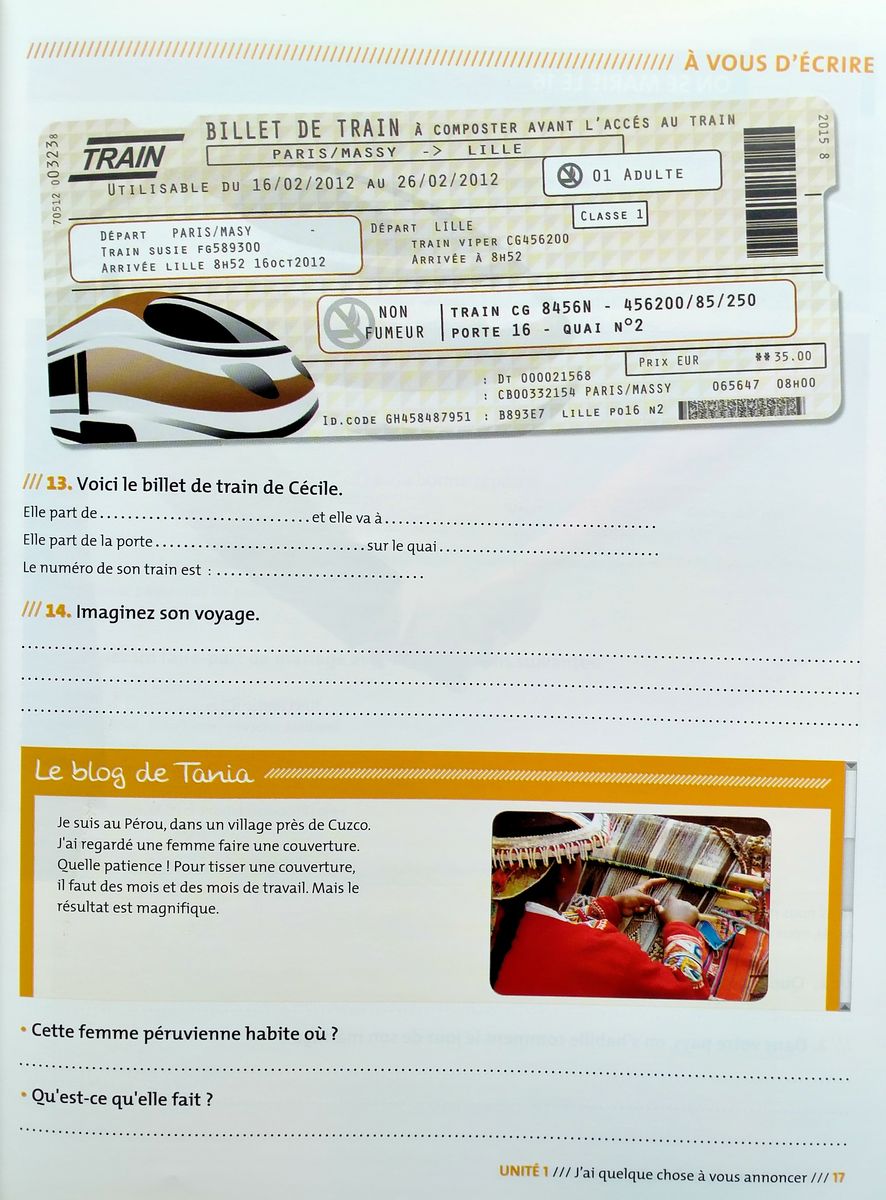 Expression ecrite 1 A1 Livre + audio en ligne 2eme edition